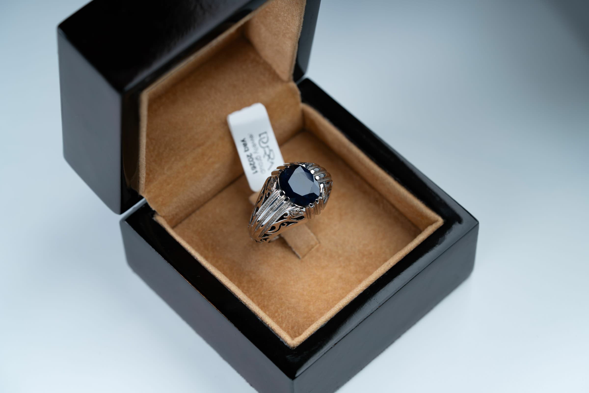 خاتم فضة مُصاغ يدوي بحجر الزفير الافريقي - تشكيلة الرجال, خواتم رجالية, زفير 