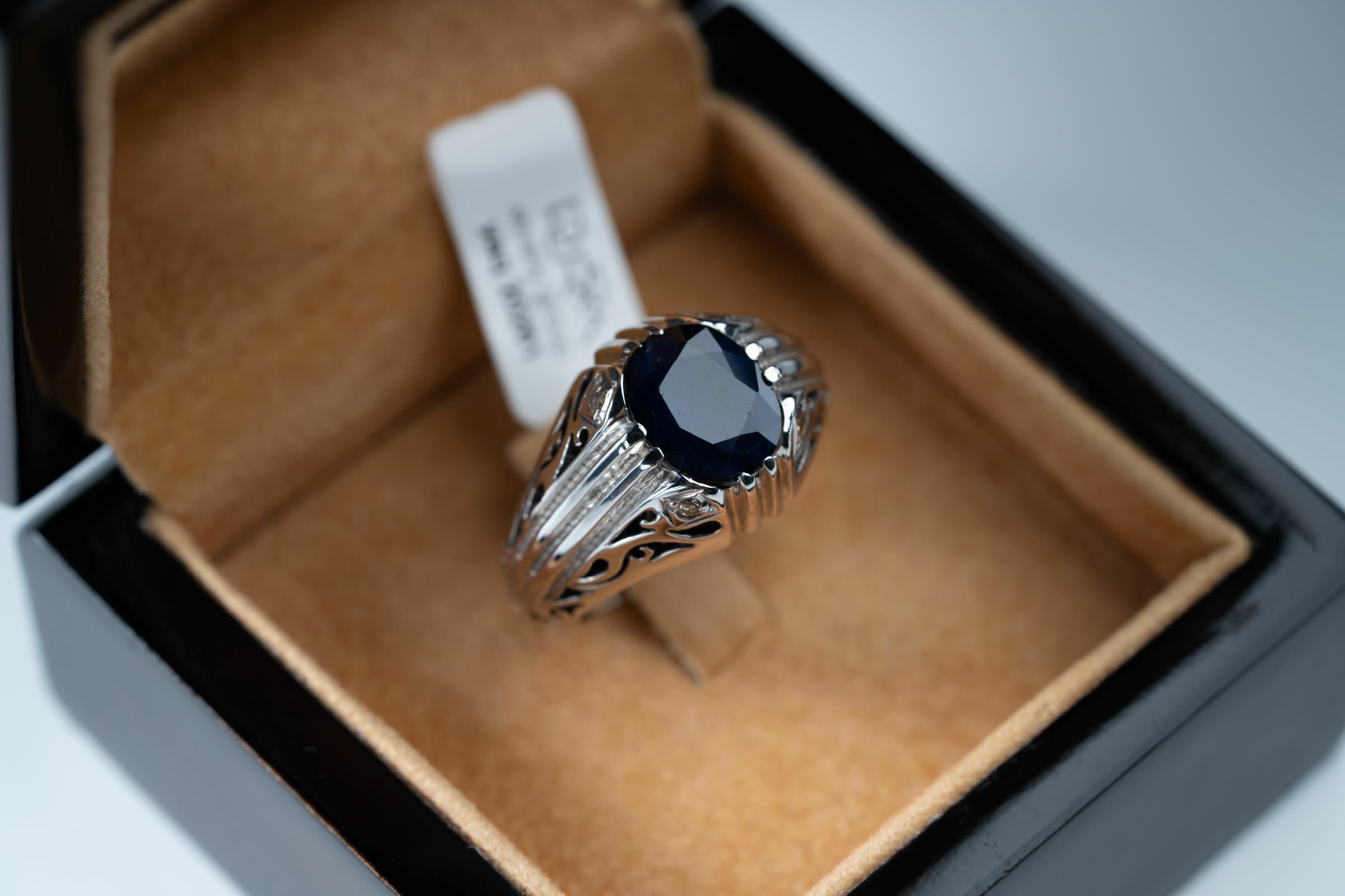 خاتم فضة مُصاغ يدوي بحجر الزفير الافريقي - تشكيلة الرجال, خواتم رجالية, زفير 