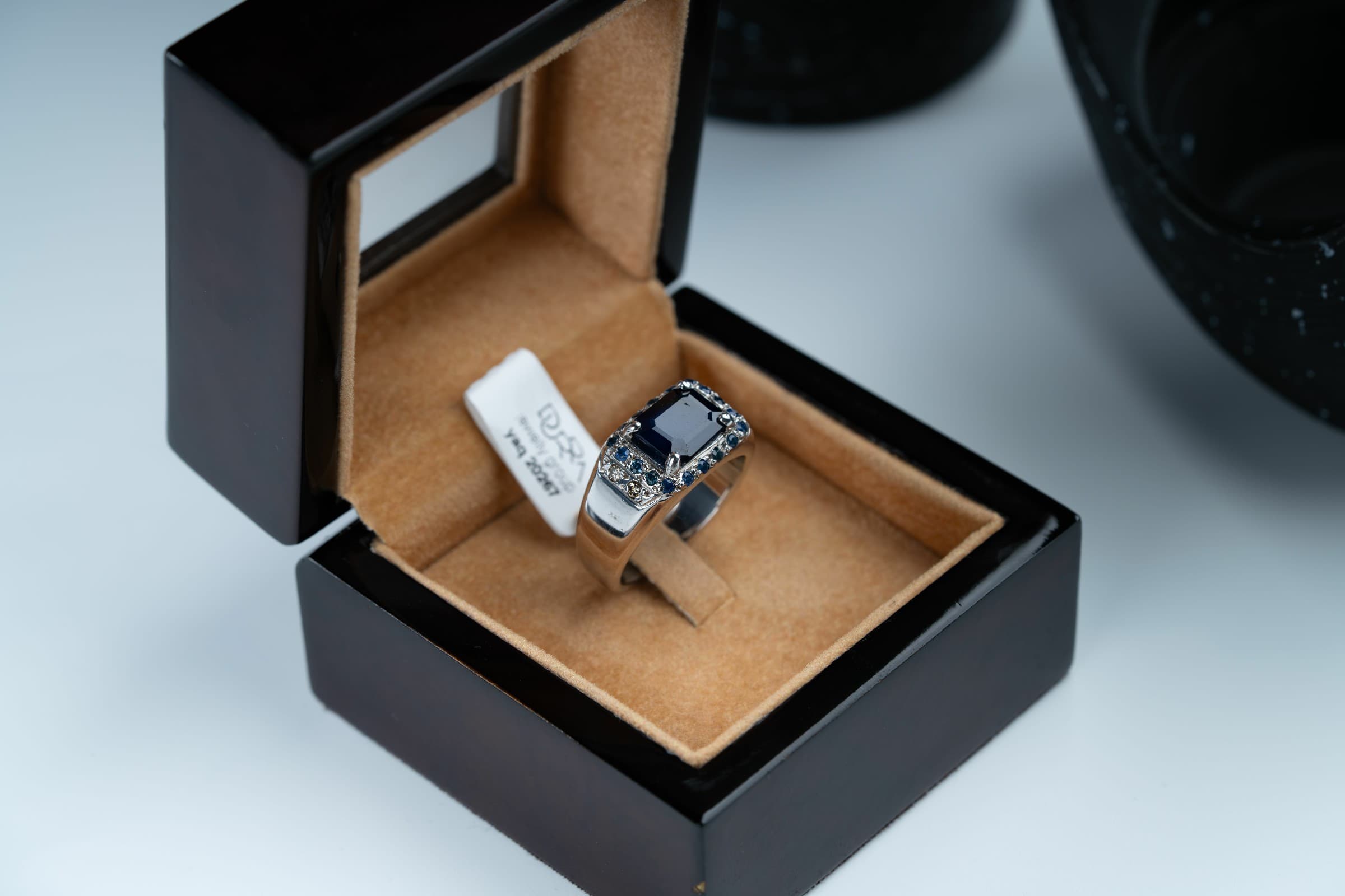 خاتم زفير افريقي صياغة يدوية مع ترصيع الماس - تشكيلة الرجال, خواتم رجالية, زفير 