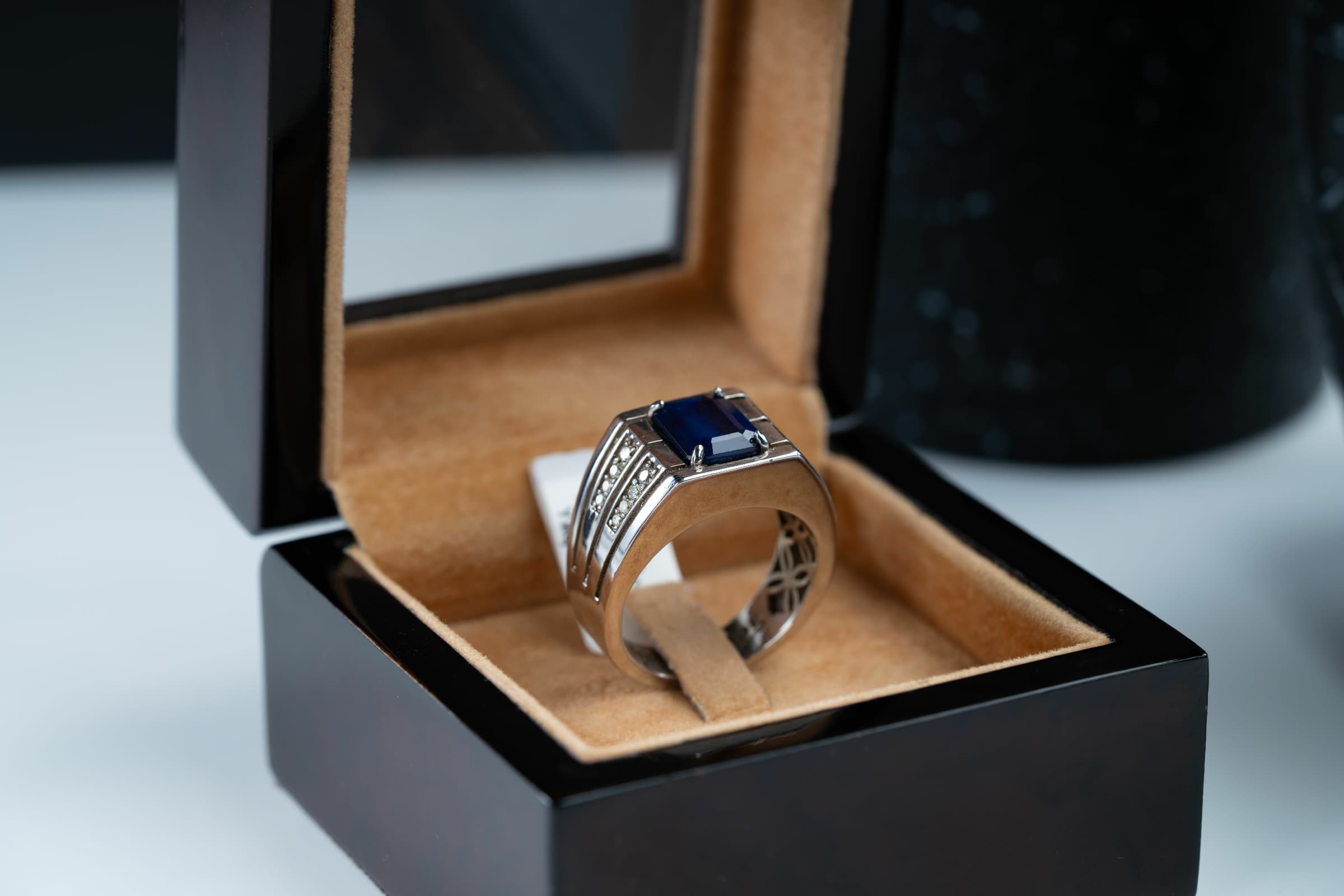 خاتم فضة صياغة يدوية مع حجر الزفير الافريقي - تشكيلة الرجال, خواتم رجالية, زفير 