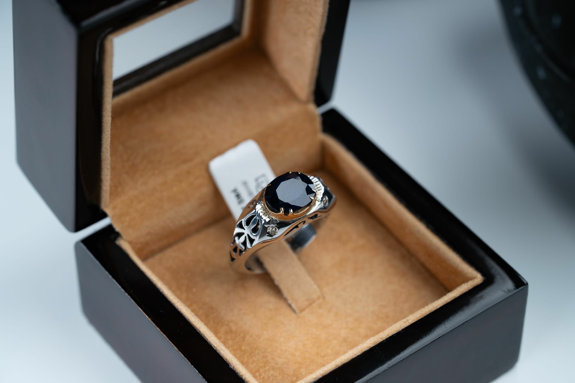 قطعة مميزة من حجر الزفير الافريقي مع صياغة يدوية بالكامل - تشكيلة الرجال, خواتم رجالية, زفير 