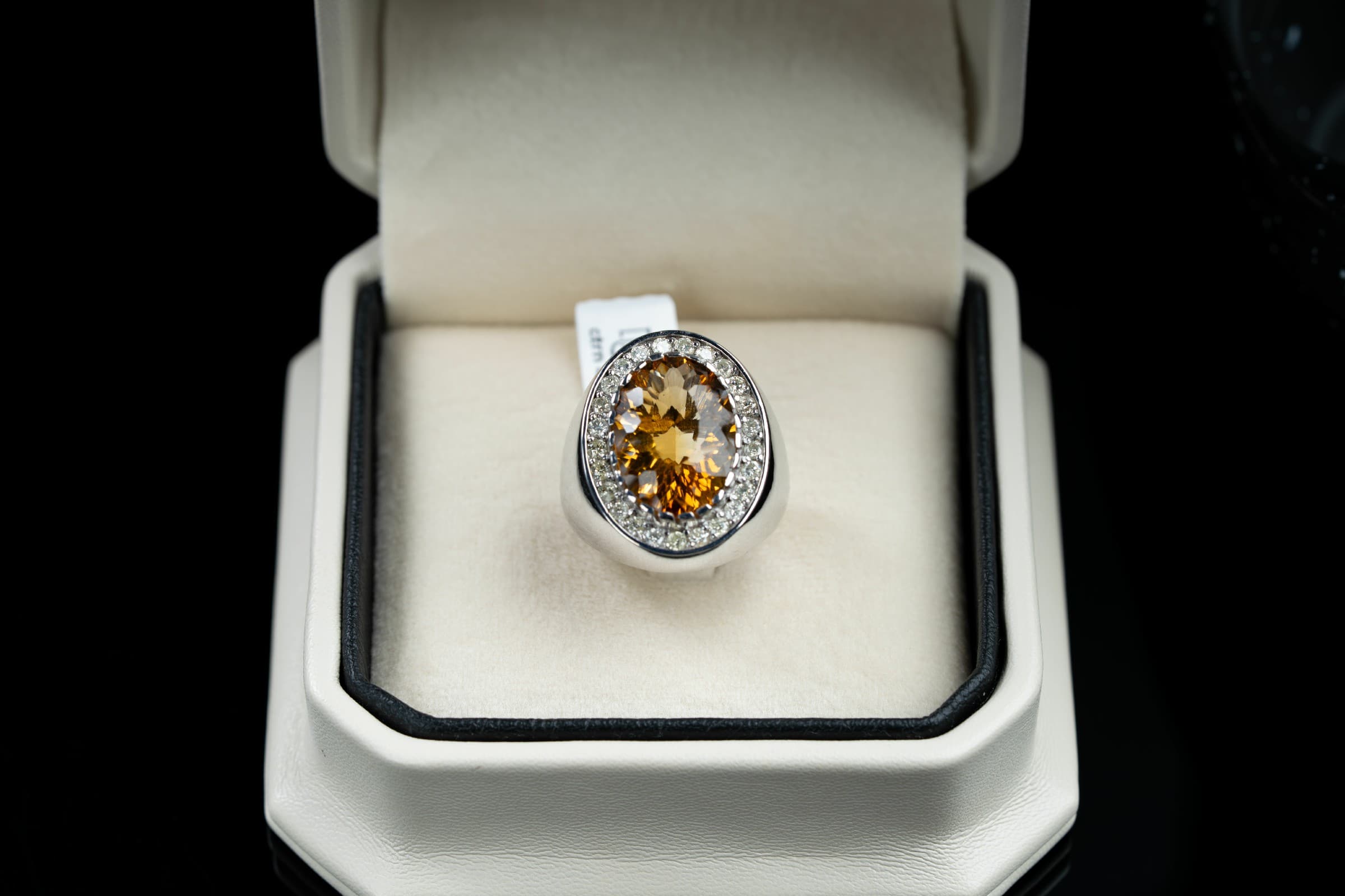 خاتم مميز بحجر السترين وترصيع الماس - تشكيلة الرجال, خواتم رجالية, سترين